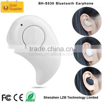 2015 Best Sale S530 Super Mini Hiding Spy Stereo Wireless Bluetooth Earphone photo-4