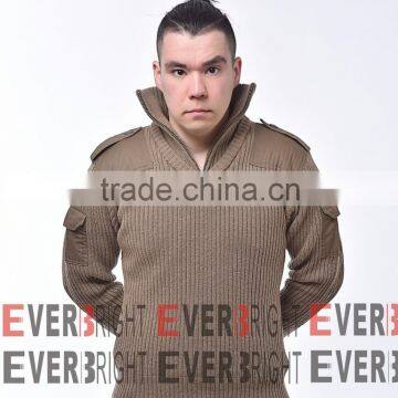 new 2017 military wool/nylon sweater high neck men pullover