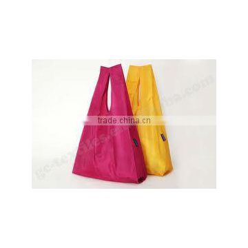 Fashion candy color foldable shopping bags