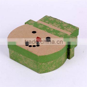 Round Empty Decorative Christmas Gift Box photo-3