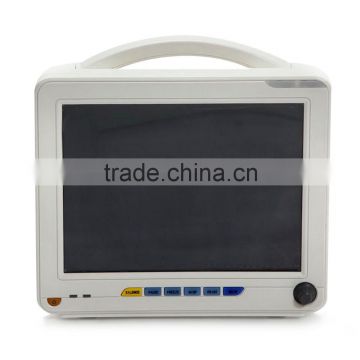 Cheap 12 inch 6 Parameter Patient Monitor RPM 9000A ECG, NIBP, SPO2, TEMP, RESP, PR optiaonl thermal recorder