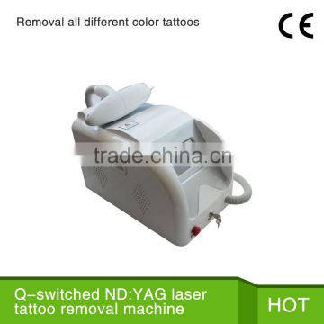 Hot Selling Hair Removal Machine Professional Tattoo Facial Veins Treatment Removal Nd.Yag Laser Tattoo Removal D003 With Q-switch 1-10Hz