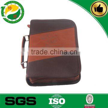 high quality custom material 32K bible cover, leather material bible case, book case