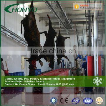 200 head per shift cattle halal slaughtering equipment turnkey project for abattoir cow animal livestock