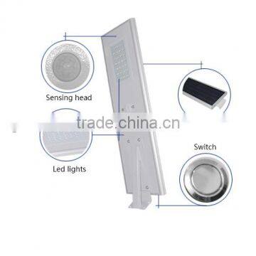 50W LED Street Light 8m Street Light With Lithium Battery Integrated photo-3