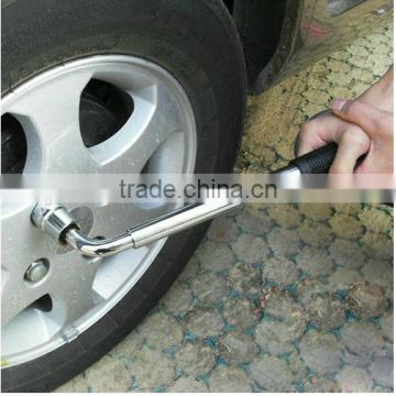 L type telescopic wheel wrench