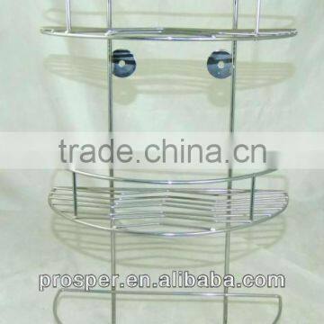 wall mounted metal bathroom shower caddy