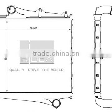 TRUCK VN Volvo w INTERCOOLER # OEM NO. 1676633/8027666/1030114/1030154/8117125/8149562