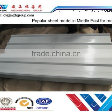 colorful/prepainted/cheap/beautiful/popular corrugated steel sheet YX25-210-840