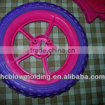 OEM BLOW MOLDING Plastic Toy Wheels Big Plastic Hub Toy Cart Wheel on Sale photo-2