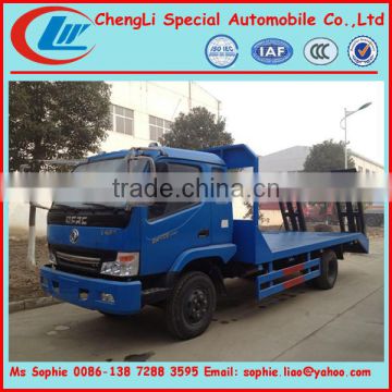 dongfeng trucks for carrying machine,forklift truck transport truck,flat transport truck