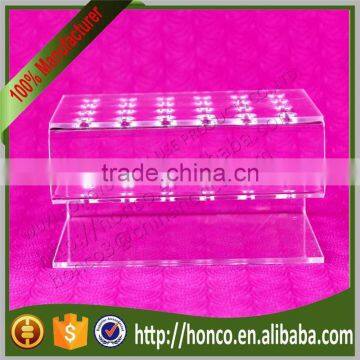 24 Bins Acrylic Eyebrow Pencil Display Pen Holder Rack,Clear Colur photo-5