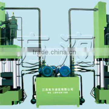 Hydraulic briquetting press