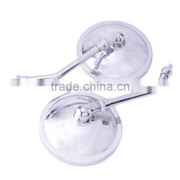 10mm Pair Rear Side View Mirrors Round Shape For Honda CB500 CB550 CB650 CB750 photo-4