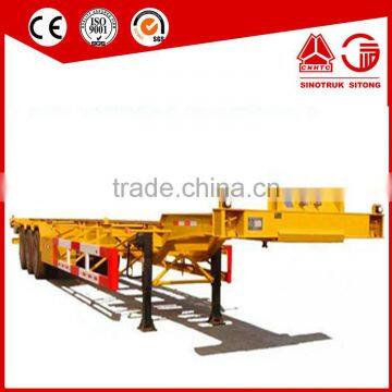 2 Axle 8 Twist Locks 20ft Container Trailer photo-2