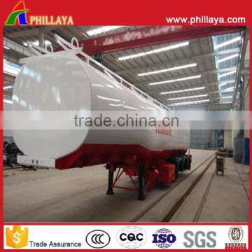 China Sale 3 Axles 40cbm Fuel Oil Tank Semi Trailer Tanker Prices photo-4