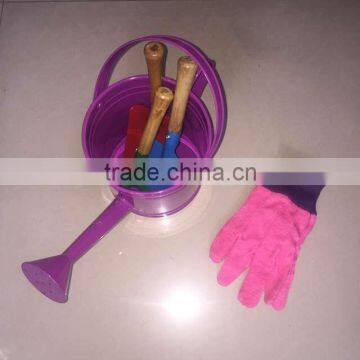 Garden Tool Set With Metal Pail Bucket photo-2