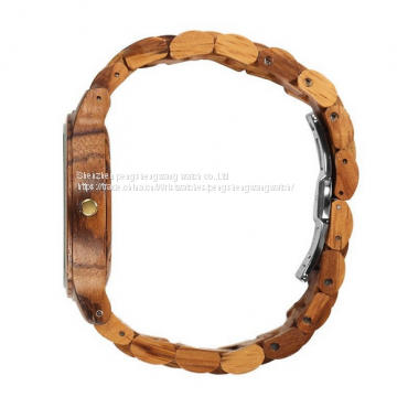 Wholesale Western Gift Set Quartz Wrist Watch Wooden photo-4