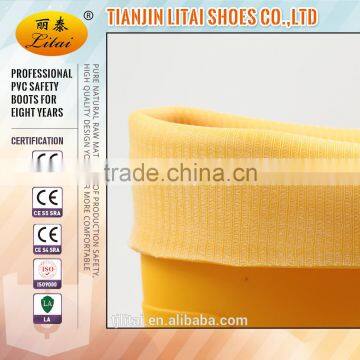 Yellow Black PVC Safety Gumboots ,comfortable PVC Work Boots,cheap Safety Shoes photo-5