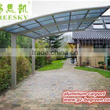 Easy to Assemble Outdoor Aluminum Double Side Cantilever Carport With Polycarbonate Sheet photo-6