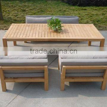 Outdoor Furniture Wood Coffee Table Set photo-2