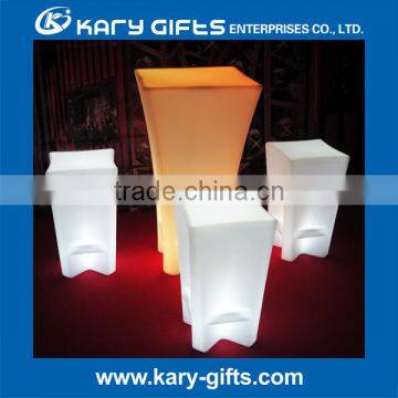 LED Illuminated Cocktail Table Party Led Lighted Table Bar Furniture KFT-6076 photo-5