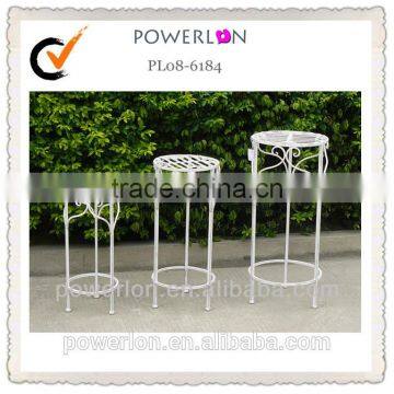 Waterproof Antique Tall Round Wedding Flower Stands (3pcs/Set) photo-6