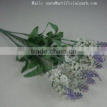 SJ1102026 Factory Wholesale Price 10 Heads Lavander Silk Flower photo-4