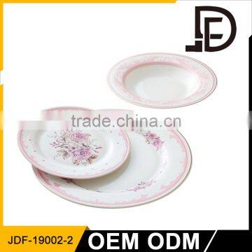 Dinnerware Porcelain Dinner Plate, Hot Sale Ceramic Compartment Dinner Plates photo-2