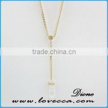 SALE Natural Quartz Necklace Healing Gemstone Necklace photo-4