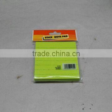 100 Sheet 3x2 Inch Paper Fluorescence Sticky Note Pad photo-5