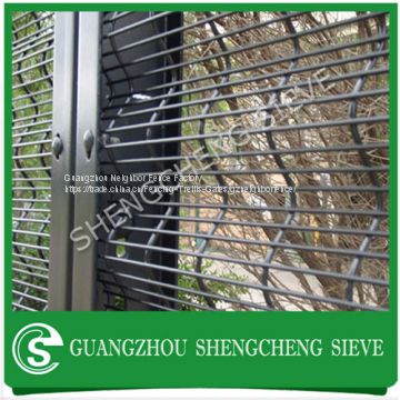 high security fence panels pvc coated clearvu no climb fence for sale