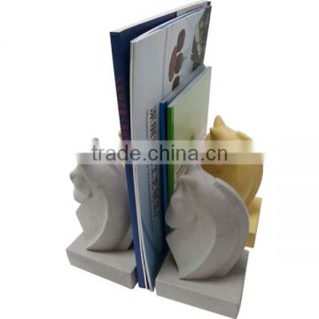 Interior horse shape excellent home decoration items concrete bookend