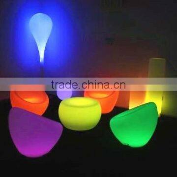 Plastic Materia Leisure Led Restaurant Club Bar Used Led Sofa /comfortable Single Seater Led Chair photo-6