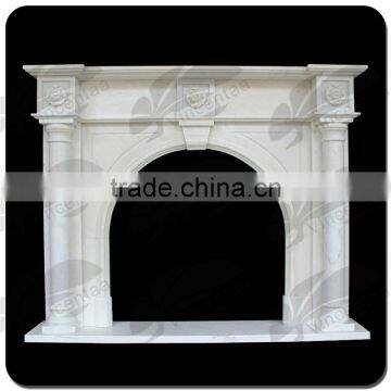 Professional Green Marble Fireplace Made in China photo-2