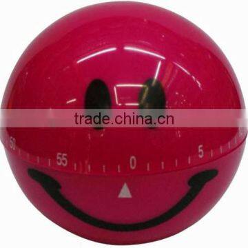 Novelty Smile-face Plastic Kitchen Timer