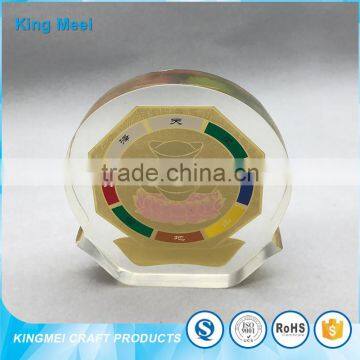 China Factory Desk Acrylic Paperweight Acrylic Coin Holder photo-2