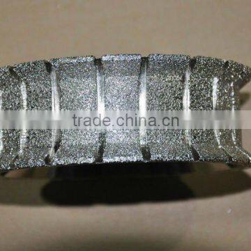 High quality Vacuum brazed diamond profile wheel /Vacuum Brazed large diamond granite router bits