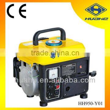 0.65kw portable gasoline generator for sale with 1 cylinder gasoline engine