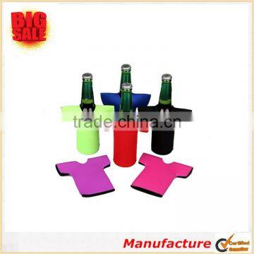 Collapsible Neoprene T - Shirt Shaped Beer Sleeve Customized Outdoor Beer Sleeves photo-6