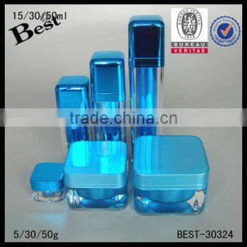 15ml 30ml 50ml Blue Plastic Bottle Acrylic Colour Paint Luxury Plastic Bottle Acrylic Colour Paint With Pump photo-6