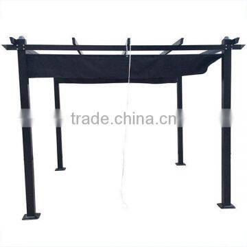 3x3m Outdoor Square Easily Assembled Metal Pergola Gazebo photo-4