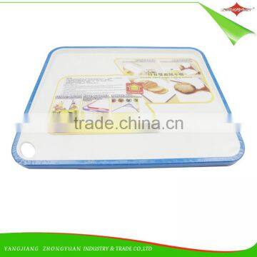 ZY-R1007 Hot-selling Plastic Double Cutting Board Chopping Block With Double Sided Angle Cutting Surface photo-4