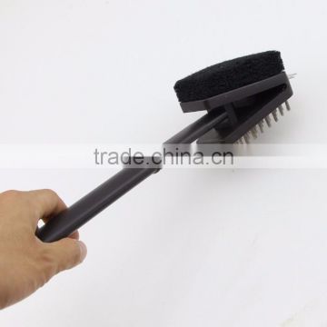 Plastic Handle Two Functions Brush for Barbecue