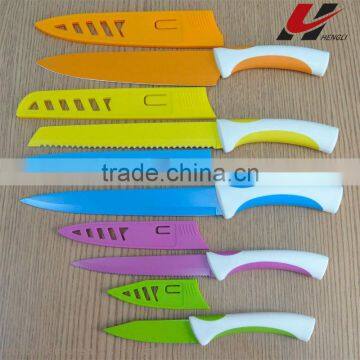 Color Kitchen Knife Sets With Cover A25 photo-2