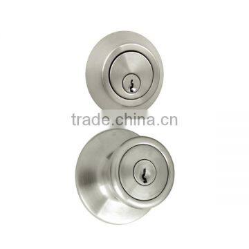 Stainless Steel More Security Combo Lock, Dead Bolt With Knob Lock, Wooden Door Lock Set photo-5