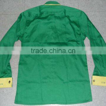 Offier Men's 100% Cotton Twill Casual Long Sleeve Shirt With Embroidery photo-3