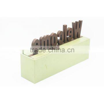 Welcome Sign Decorative Deer Paper Printing Christmas Wooden Gift Box photo-3