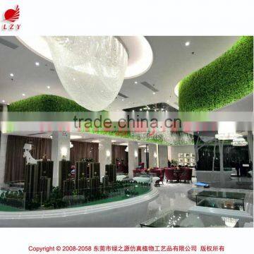 Artificial Indoor Wall Plant Wall Decoration Artificial Grass Wall for Shopping Mall photo-4