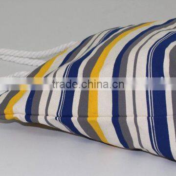 12 OZ Natural Canvas Tote Bag With Twisted Rope Handle & With Zip Closure photo-5